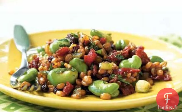 Salade d'Épeautre aux Fèves