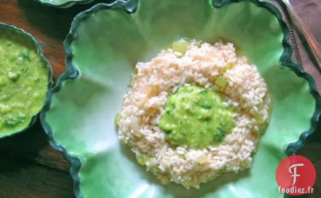 Risotto Blanc À La Purée De Fava