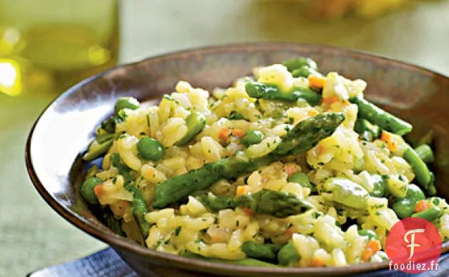 Risotto aux Légumes de Printemps