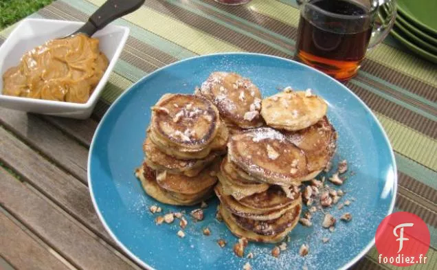 Crêpes au Babeurre -Noix de Pécan au Beurre de Mélasse de Bourbon et Sirop d'Érable