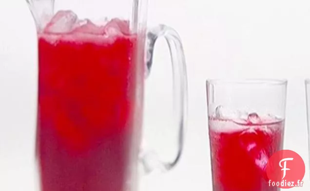 Thé d'Hibiscus à la Vodka et aux Agrumes