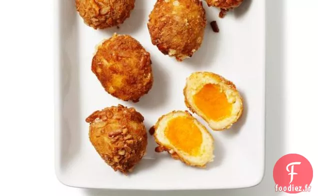 Fromage Frit En Croûte de Bretzel