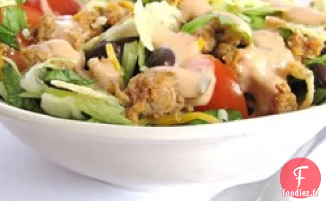 Salade de Tacos à la Dinde Facile de Grand-Mère