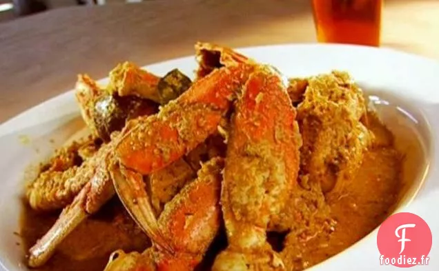 Crabe au Curry à la Noix de Coco et au Piment