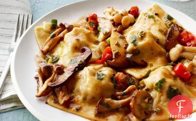 Raviolis Au Bacon Aux Champignons