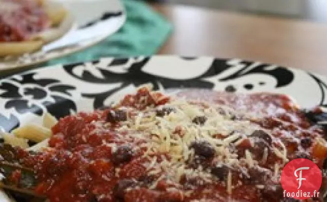 Penne à la Sauce Arrabbiata Végétalienne