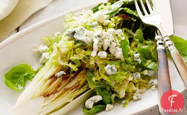 Salade Romaine Grillée au Fromage Bleu