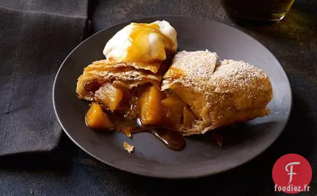 Strudel aux Pommes et au Caramel Salé