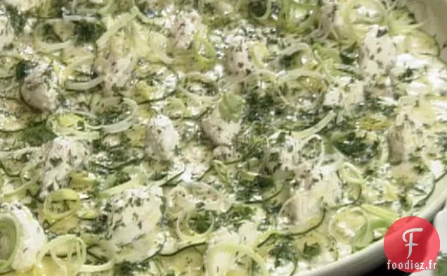 Carpaccio de Courgettes Crues