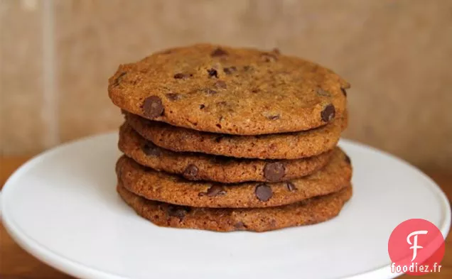 Biscuits aux pépites de Chocolat Végétaliens sans Gluten / produits laitiers / œufs / soja