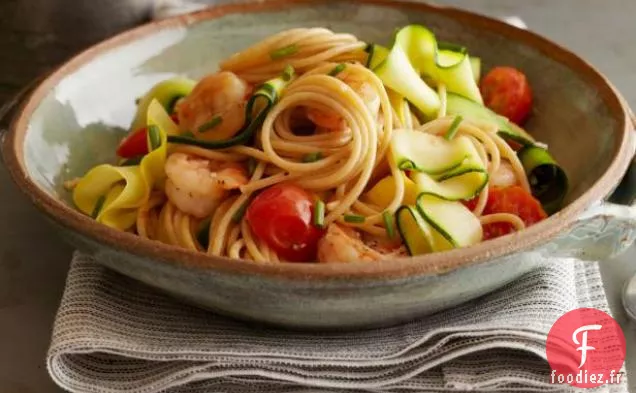 Langoustines aux Crevettes et aux Pâtes