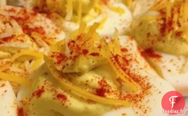 Œufs Farcis au Parmesan et à l'Origan