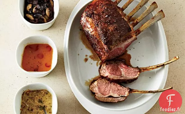 Carré d'Agneau Sauce Moutarde-Échalote