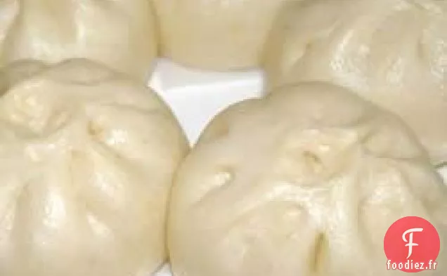 Brioches Chinoises Cuites À La Vapeur Fourrées Au Porc BBQ