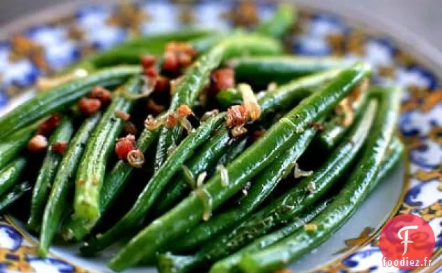 Haricots Verts Aux Échalotes Et Pancetta
