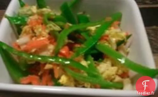 Chou Nappa, Salade Asiatique de Pois Mange-Tout