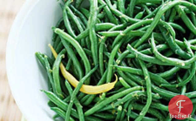 Haricots Verts Au Beurre Citron