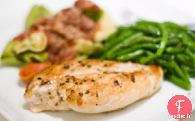 Poulet Aux Abricots Et Haricots Verts Aux Éclats D'Amandes