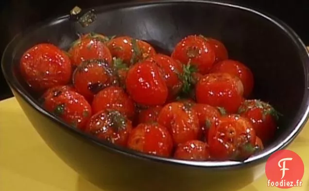 Salade de Tomates Cerises Chaudes