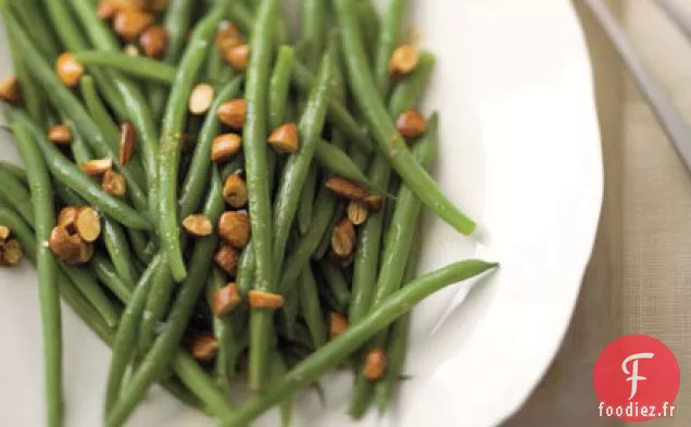Haricots Verts au Beurre Brun Amande et Citron