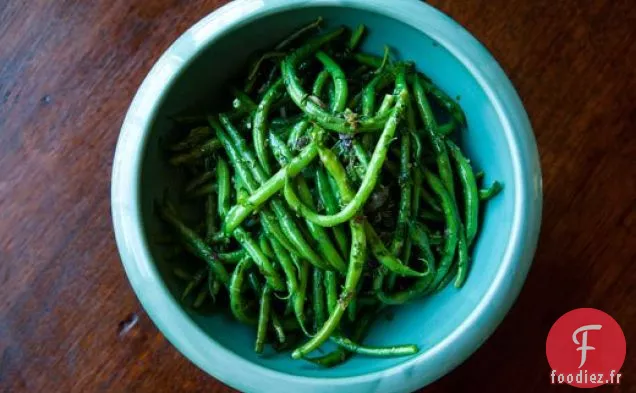 Haricots Verts Français Au Beurre Et Aux Herbes
