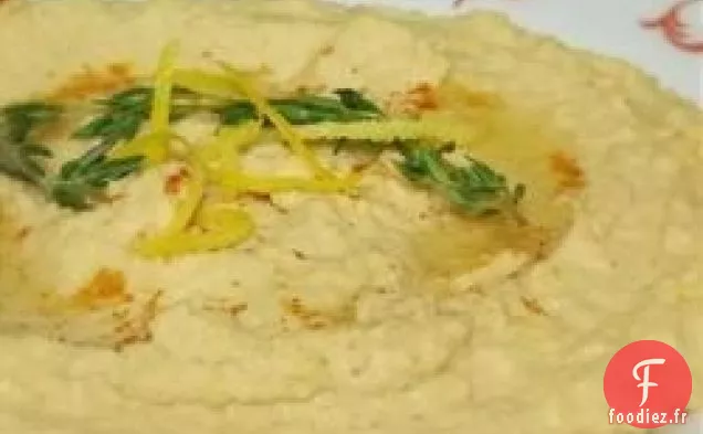 Houmous Au Citron Et à l'Ail