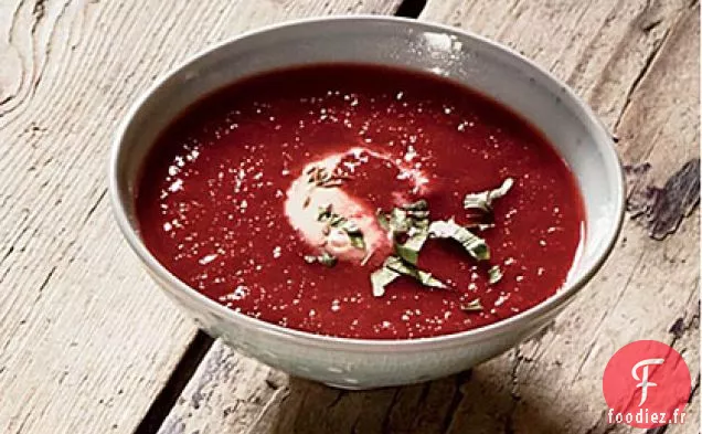 Soupe de Betteraves et Tomates au Cumin