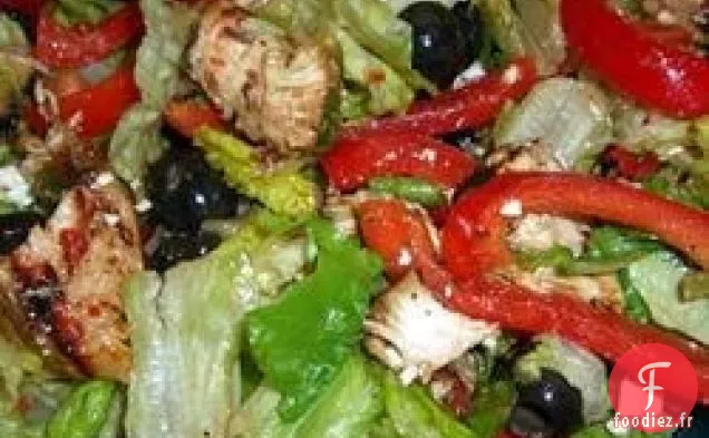 Salade de Poulet Méditerranéenne