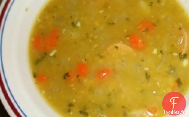 Soupe de pois cassés sans os