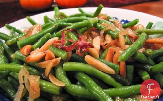 Haricots Verts Au Beurre Brun Aux Amandes