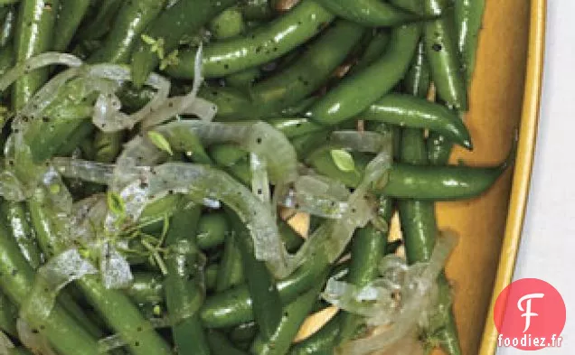 Haricots Verts Avec Relish à l'oignon Mariné