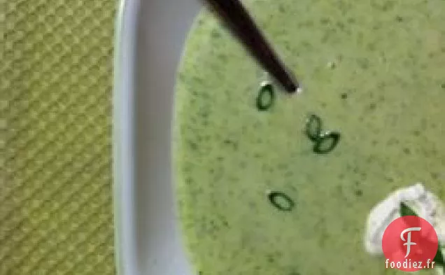 Soupe de Brocoli au Fromage d'Erin
