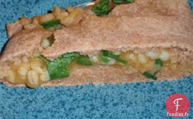 Rouleaux à la Citrouille, aux Épinards et à l'Orge