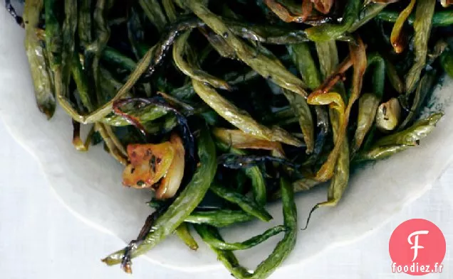 Haricots Verts Rôtis Lentement À La Sauge