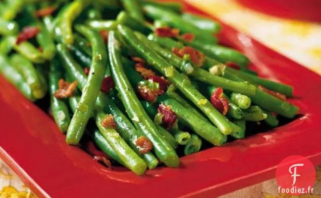 Haricots Verts Sautés Au Bacon