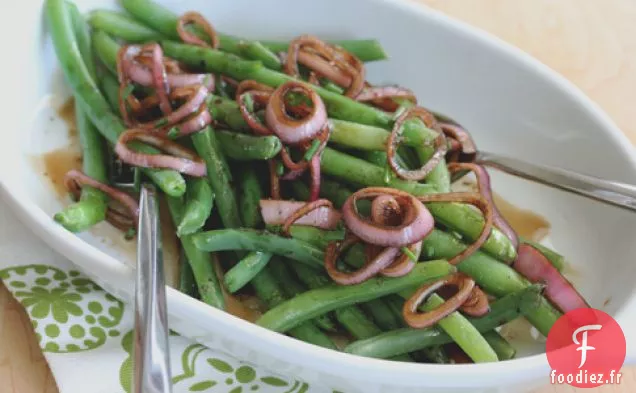 Haricots Verts Aux Échalotes Marinées