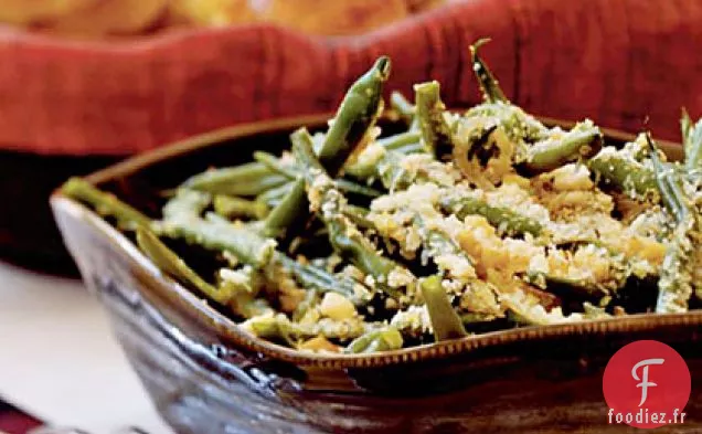 Haricots Verts aux Noix Grillées et Chapelure