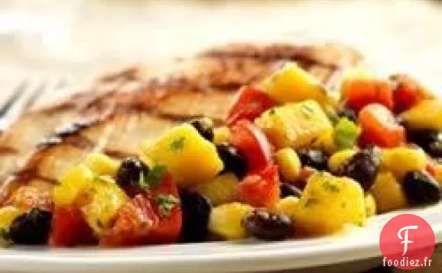 Salade de Maïs et Haricots Salsa Verde