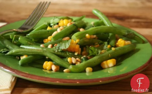 Haricots Verts À La Coriandre Et Aux Pignons De Pin