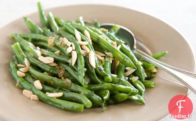 Haricots Verts Aux Échalotes Et Amandes