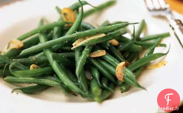 Haricots Verts à l'Ail Doré