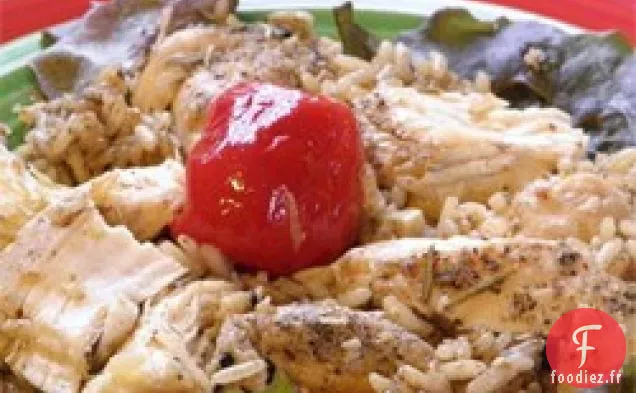 Poulet au Citron et au Poivre et Riz