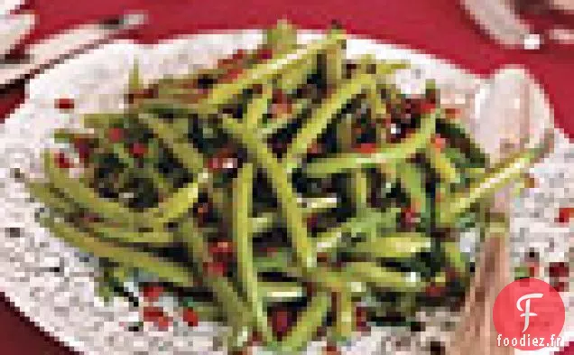 Haricots Verts à la Sauge et Pancetta