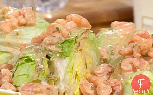 Salade Iceberg aux Crevettes