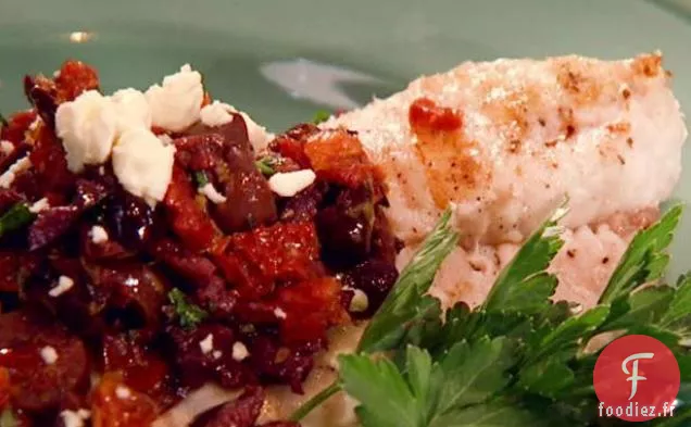 Poisson-Chat Grillé avec Relish de Tomate Olive