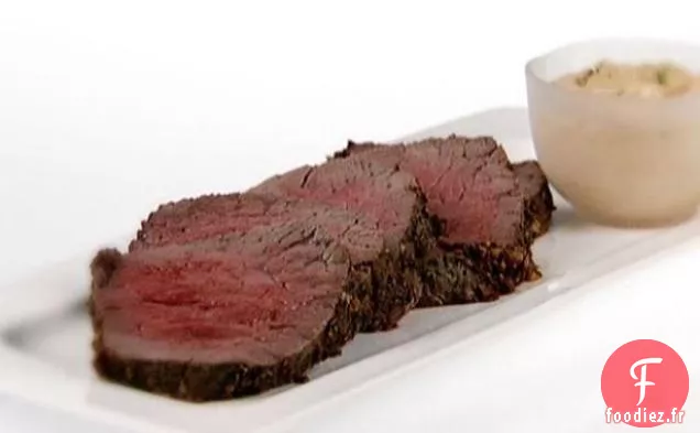 Filet de Bœuf Rôti à la Mayonnaise Basilic-Curry