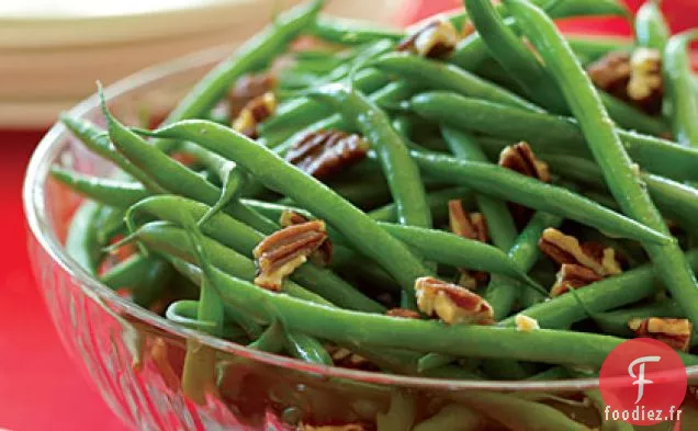 Haricots Verts au Beurre Brun aux Pacanes