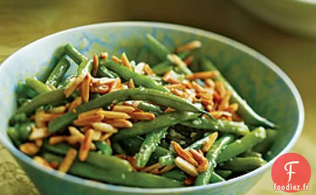 Haricots Verts Aux Amandes Effilées Grillées