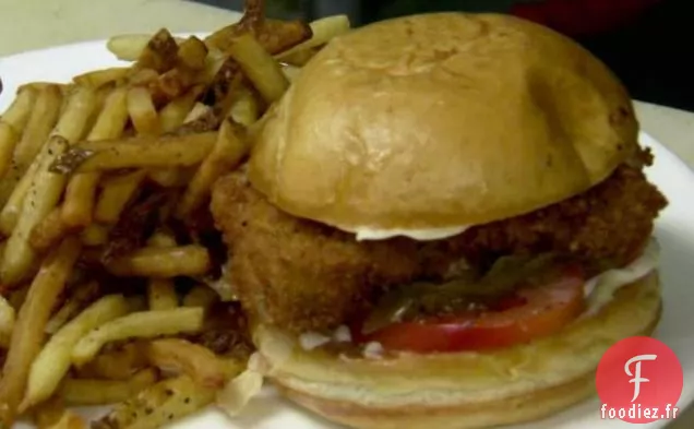 Sandwich de Poisson aux Oignons Caramélisés