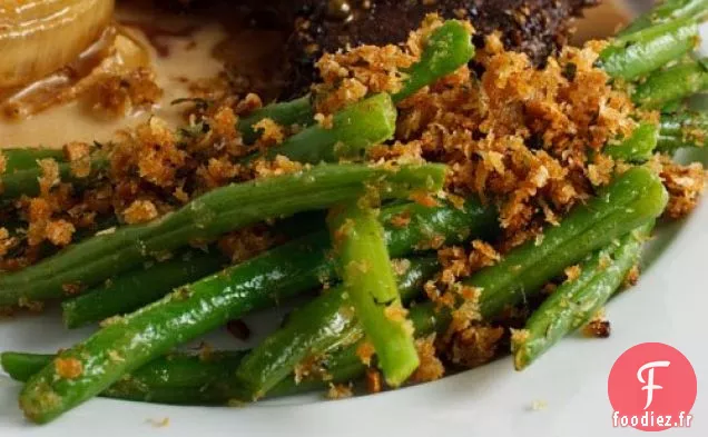 Haricots Verts Avec Chapelure Au Parmesan